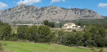 Camps de conreu de Collbató, al Parc Rural del Montserrat Foto: Diputació de Barcelona