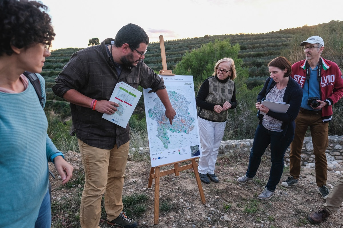 Delegació d’agricultors holandesos visiten el Parc Rural del Montserrat